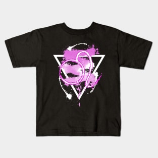 Leo - Pink Sky Kids T-Shirt